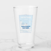 Aangepaste tekst Santorini Griekenland Glas (Achterkant)