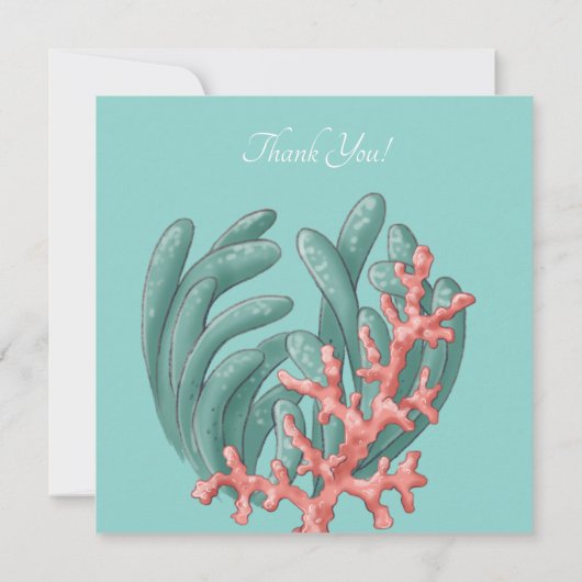 Aangepaste tekst schattige zeemeerminnen en Zee le Notitiekaartje (Achterkant)