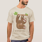 Aangepaste tekst Schattigee luiheid T-shirt (Voorkant)