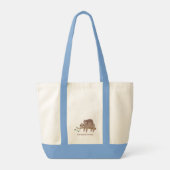 Aangepaste tekst Schattigee luiheid Tote Bag (Achterkant)
