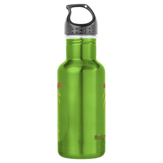 Aangepaste tekst Schattigee luiheid Waterfles (Achterkant)