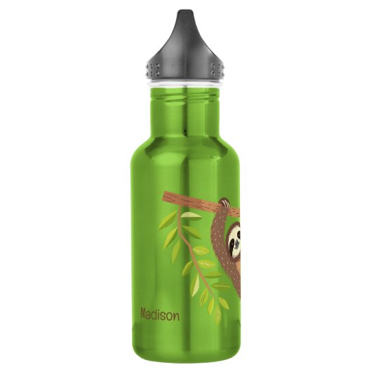 Aangepaste tekst Schattigee luiheid Waterfles (Links)