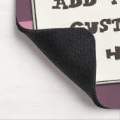 Aangepaste tekst schreeuwen op elke kleur Light Be Muismat (Hoek)