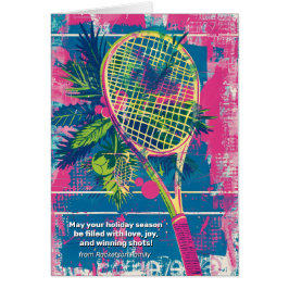 🎾🎄Aangepaste tekst, Season's Greetings: Love-Lov