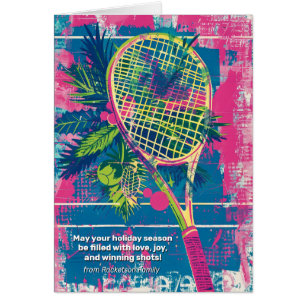 🎾🎄Aangepaste tekst, Season's Greetings: Love-Lov