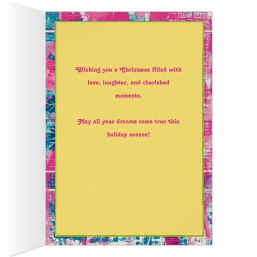 🎾🎄Aangepaste tekst, Season's Greetings: Love-Lov (Binnen (Rechts))