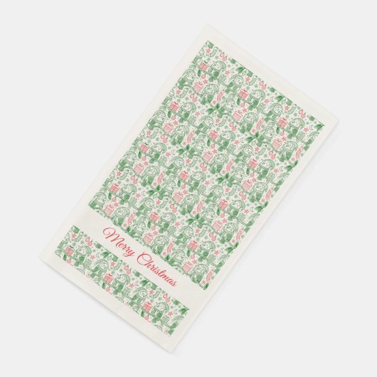 Aangepaste tekst servet (Hoek)