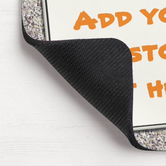 Aangepaste tekst Shout op Sand Beach Muismat (Hoek)