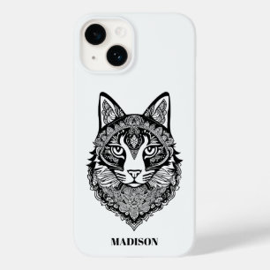 Aangepaste tekst Sierkat Case-Mate iPhone 14 Hoesje