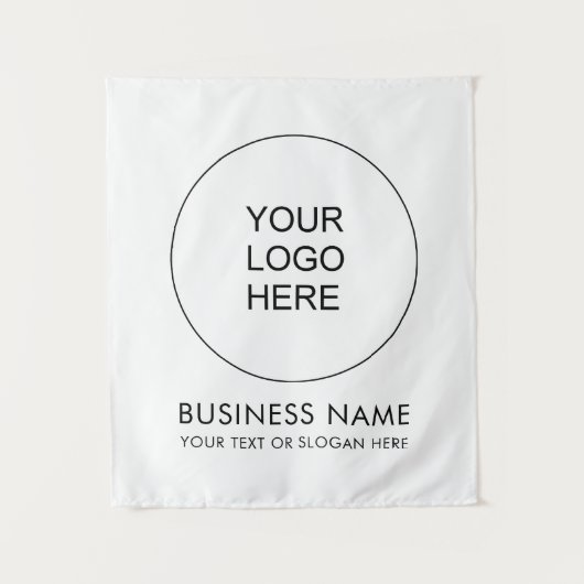 Aangepaste tekst sjabloon voor achtergrond met bed wandkleed (Voorkant)