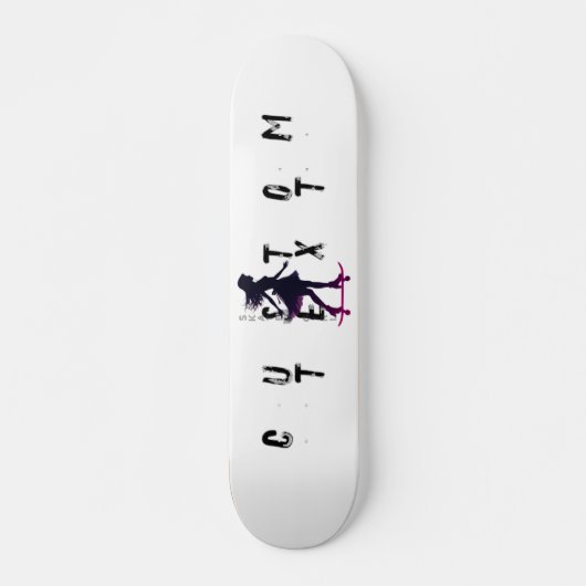 Aangepaste tekst skateboard, skater liefhebber persoonlijk skateboard (Voorkant)