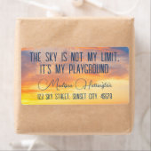 Aangepaste tekst Sky Quote Etiket (Insitu)