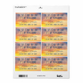 Aangepaste tekst Sky Quote Etiket (Full Sheet)