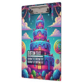 Aangepaste tekst Slaap lekker Cake Art Whimsical P Klembord (Links)