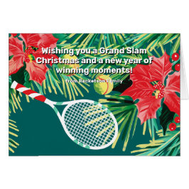 🎾🎄Aangepaste tekst, Smash Your Holiday