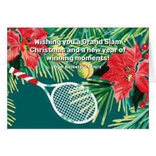 🎾🎄Aangepaste tekst, Smash Your Holiday