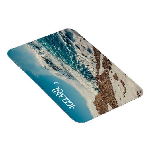 Aangepaste tekst Solheimajokull, IJsland Magneet (Rechterzijde)