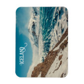 Aangepaste tekst Solheimajokull, IJsland Magneet (Verticaal)