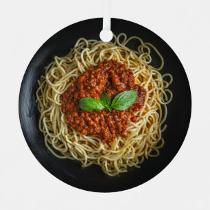 Aangepaste tekst Spaghetti Metalen Ornament