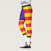 Aangepaste tekst Spanje Voetbalfan Leggings (Links)