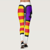 Aangepaste tekst Spanje Voetbalfan Leggings (Achterkant)