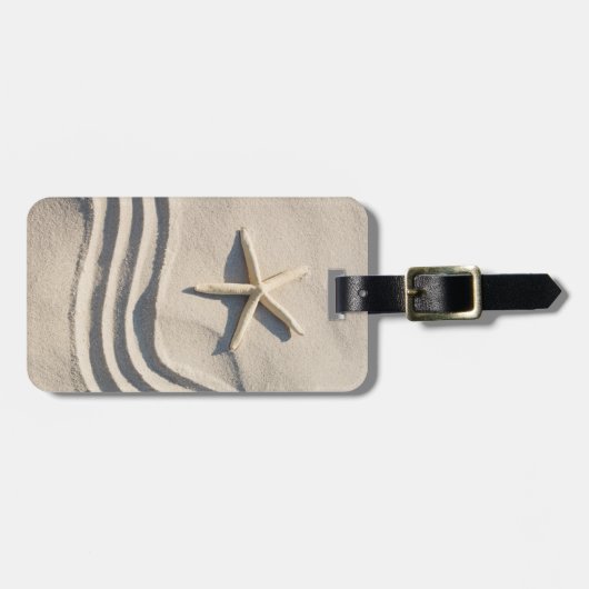 Aangepaste tekst Starfish bagagelabel (Voorkant horizontaal)