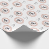 Aangepaste tekst sterrenbeeld Schorpioen Cadeaupapier (Hoek)