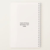 Aangepaste tekst Strand Ananas Notitieboek (Achterkant)