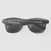 Aangepaste tekst Sun Glasses HAMbyWG Zonnebrillen (Achterkant)