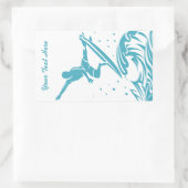 Aangepaste tekst Surfer stickers (Tas)