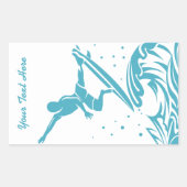 Aangepaste tekst Surfer stickers (Voorkant)