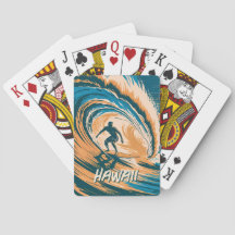 Aangepaste tekst surfer surft golven minimalistisc
