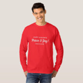 Aangepaste tekst t-shirt (Voorkant volledig)