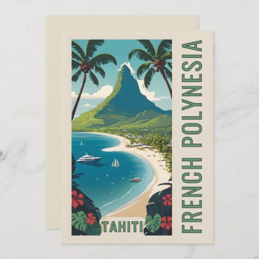 Aangepaste tekst Tahiti (Voorkant / Achterkant)