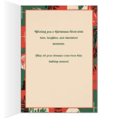 🎾🎄Aangepaste tekst, Tennis Holiday Tennis Cheer (Binnen (Rechts))