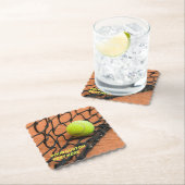 Aangepaste tekst Tennis Kartonnen Onderzetters (Insitu)