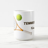 Aangepaste tekst Tennis Koffiemok (Center)