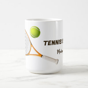 Aangepaste tekst Tennis Koffiemok