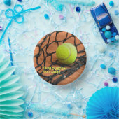Aangepaste tekst Tennis Papieren Kommen (Feest)