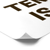 Aangepaste tekst Tennis Poster (Hoek)