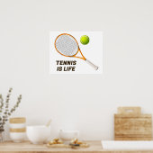 Aangepaste tekst Tennis Poster (Keuken)