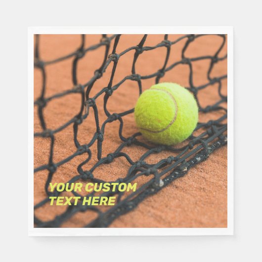 Aangepaste tekst Tennis Servet (Voorkant)