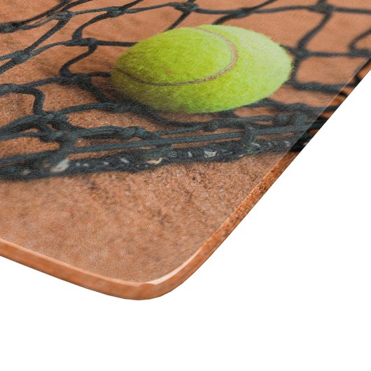 Aangepaste tekst Tennis Snijplank (Hoek)