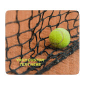 Aangepaste tekst Tennis Snijplank (Voorkant)