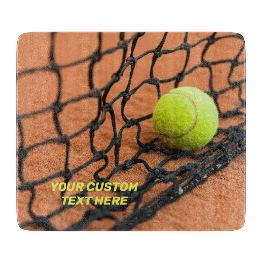 Aangepaste tekst Tennis Snijplank (Voorkant)