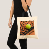Aangepaste tekst Tennis Tote Bag (Voorkant (product))
