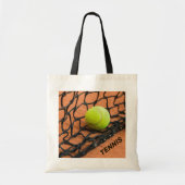 Aangepaste tekst Tennis Tote Bag (Voorkant)
