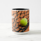 Aangepaste tekst tennisballen mok (Midden)