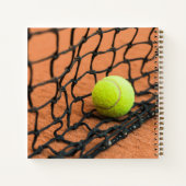 Aangepaste tekst Tennisballen Notitieboek (Achterkant)