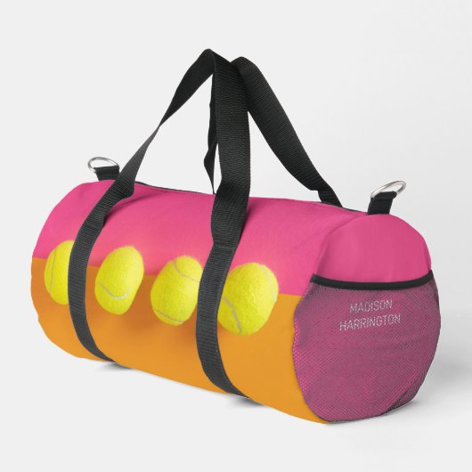 Aangepaste tekst Tennisballen Plunjezak (Rechterhoek)